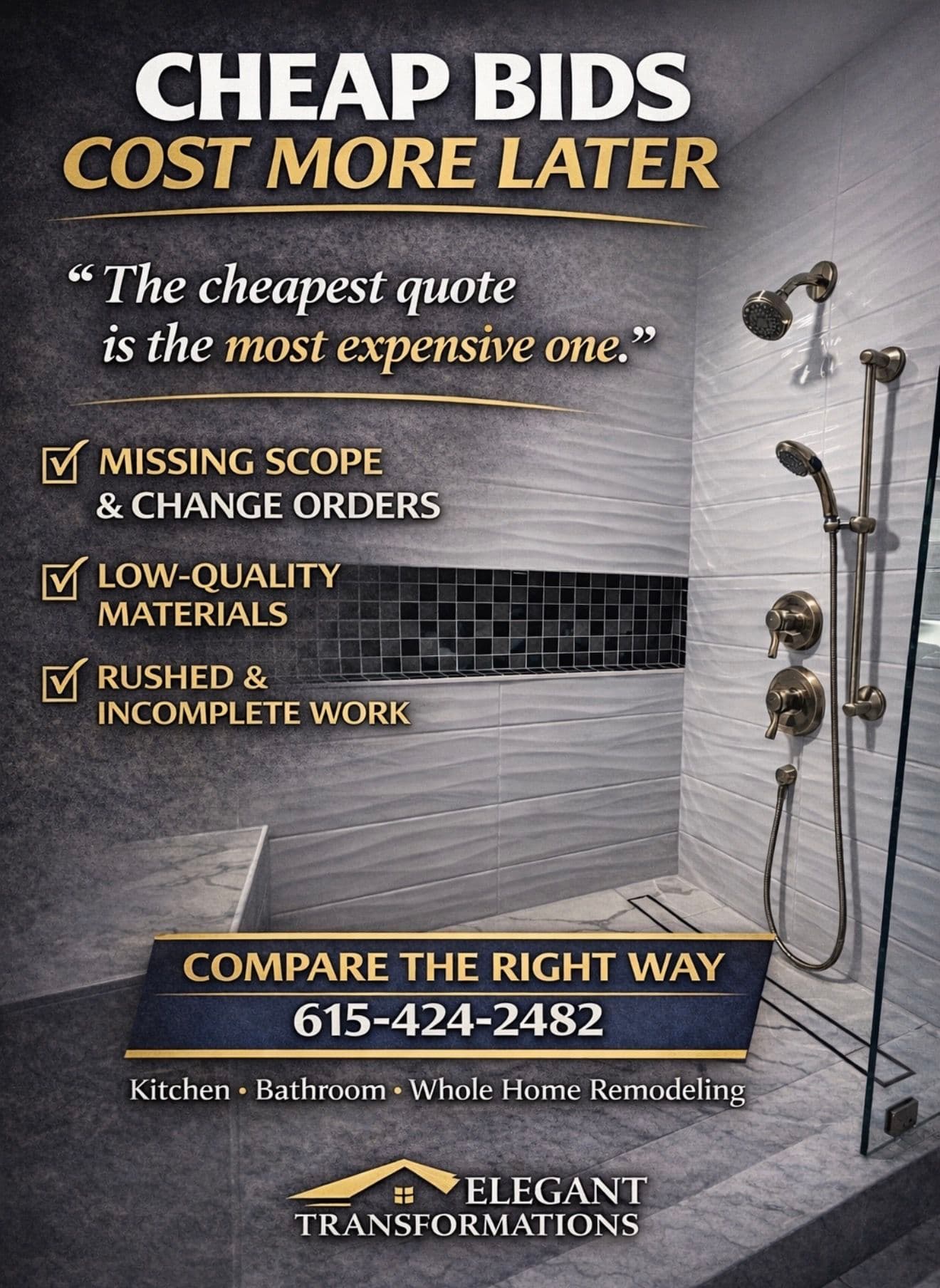 Project Why the Cheapest Remodeling Bid Usually Costs You More image