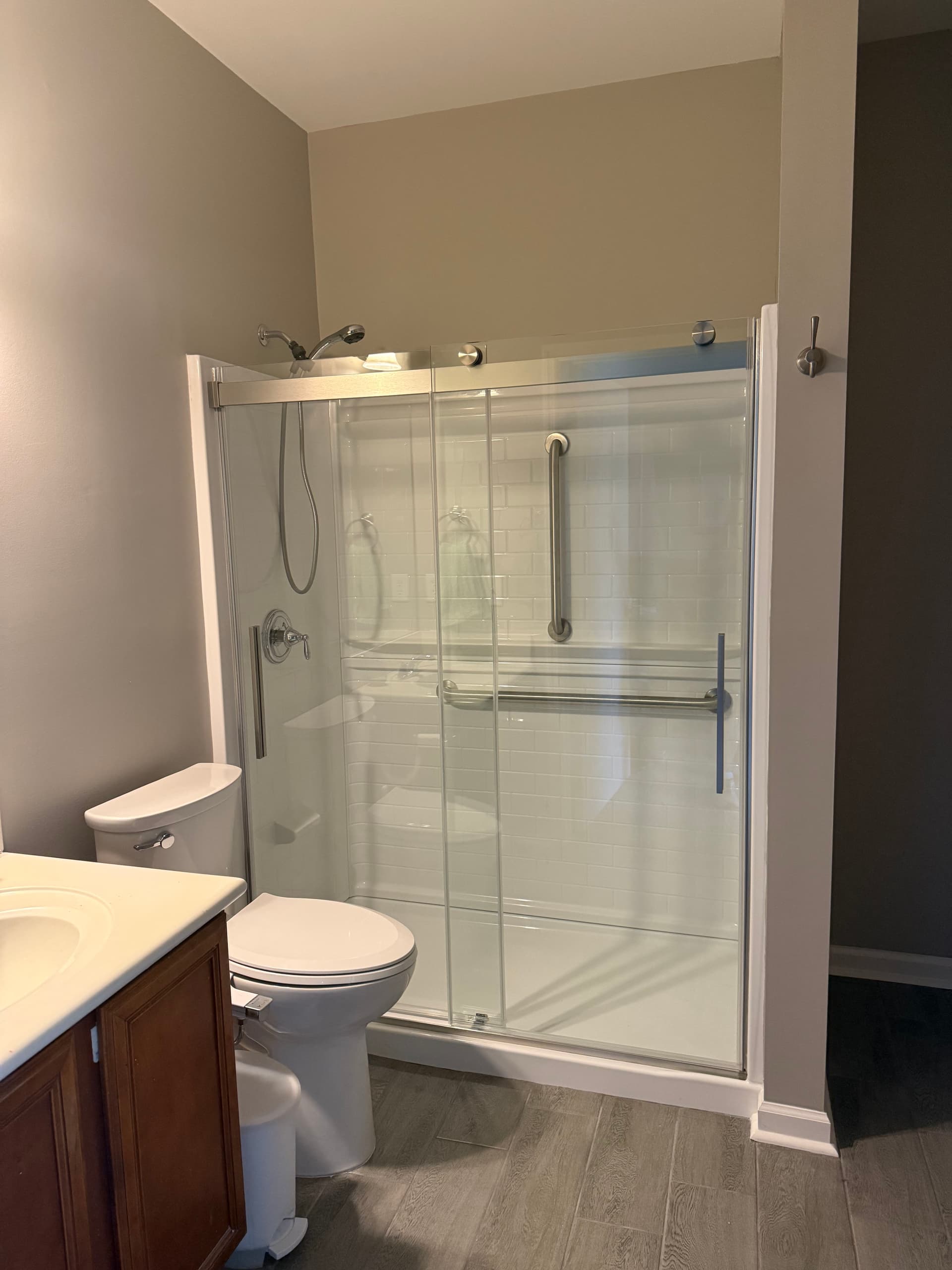 ADA Bathroom Remodel with Delta Shower System in Hendersonville image