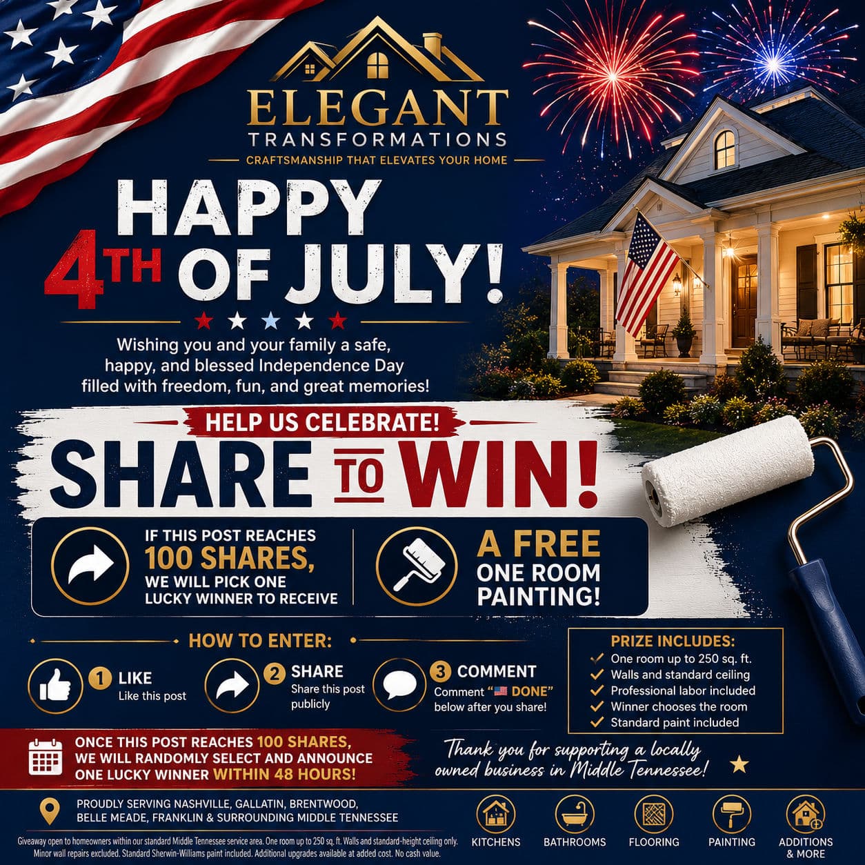 Project Elegant Transformations Is Giving Away a Free Room Paint Job image