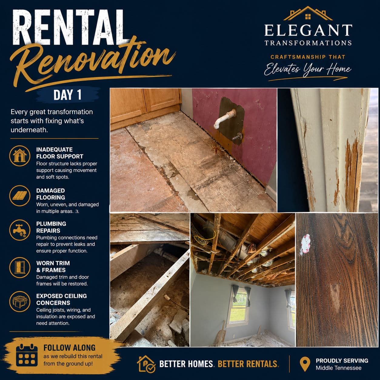 Rental Renovation in Middle Tennessee Built From the Ground Up image