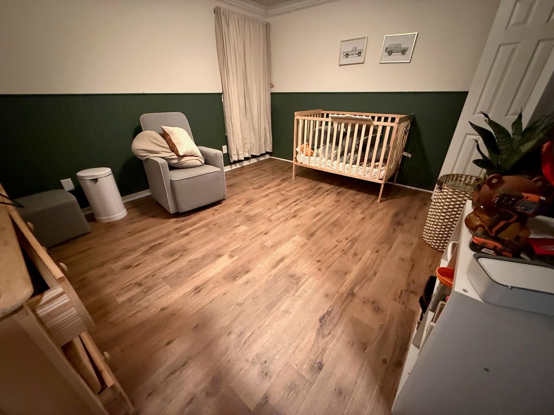 Cozy Nursery Transformation with Pergo Floors in Nashville image