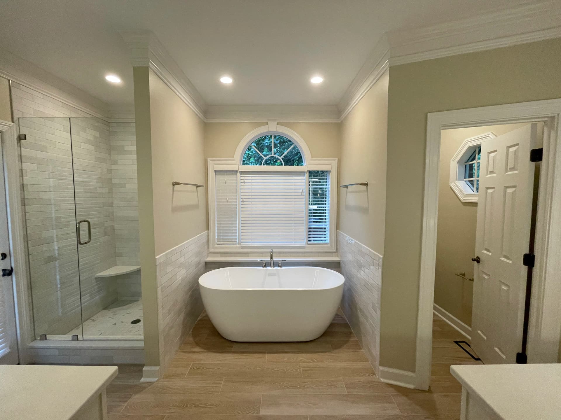 Custom Bathroom Remodel in Brentwood TN with Premium Tile image
